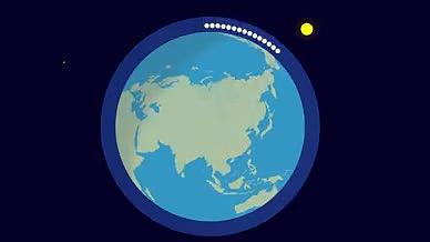 MG动画视频地球旋转区域辐射视频的预览图
